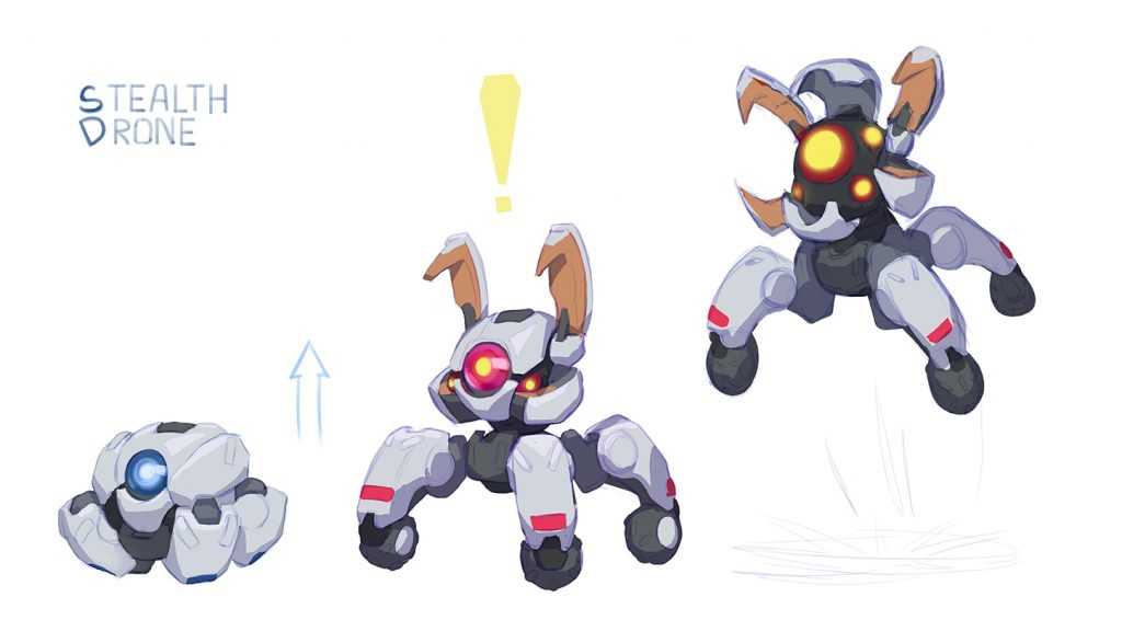 Drone d'art conceptuel Valorant Killjoy