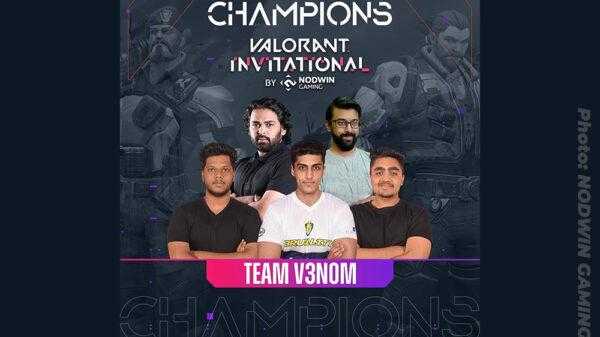 L'équipe V3nom remporte le tournoi Valorant Invitational de Nodwin Gaming »TalkEsport