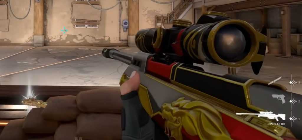 opérateur d'arme vaillant