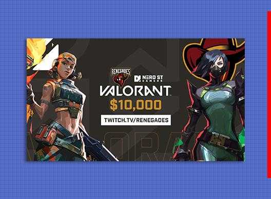 Tournoi NSG X Renegades Valorant - Comment le regarder