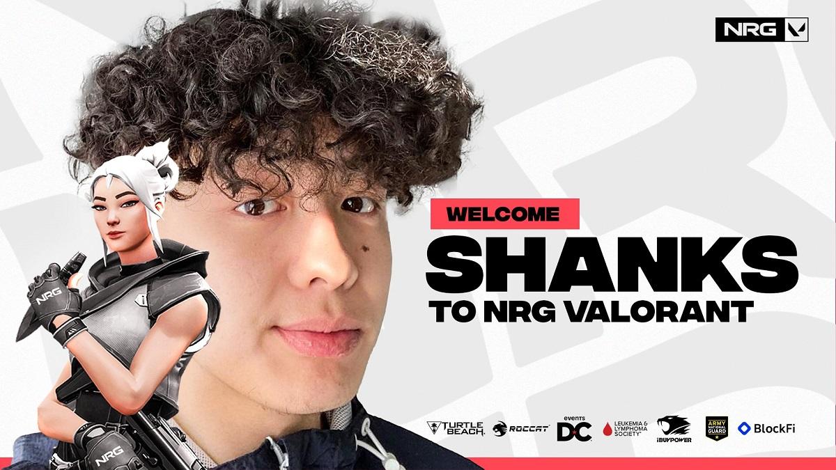 Shanks se joint à la liste de valeur de NRG |  Nouvelles Valorant