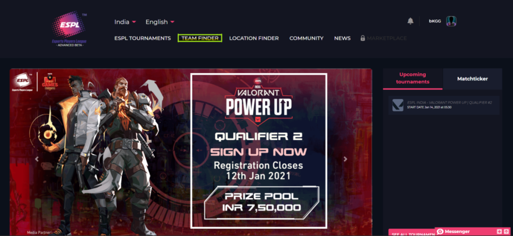 1609857369 540 Ouverture des inscriptions pour ESPL Valorant Power Up India Qualifier