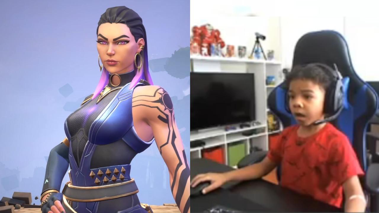 Un enfant de 5 ans tire 4 adversaires à Valorant, puis court avec enthousiasme vers papa