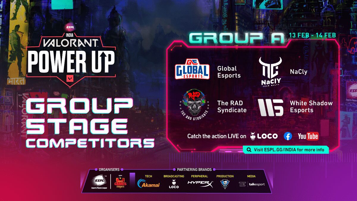 ESPL Valorant PowerUp India Phase principale: aperçu de l'équipe du groupe A »TalkEsport