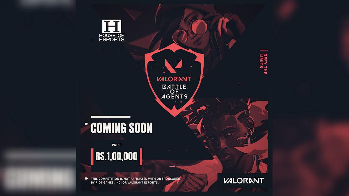 Valorant Battle of Agents: House of Esports, Immortals India accueillera un événement de 100000 INR
