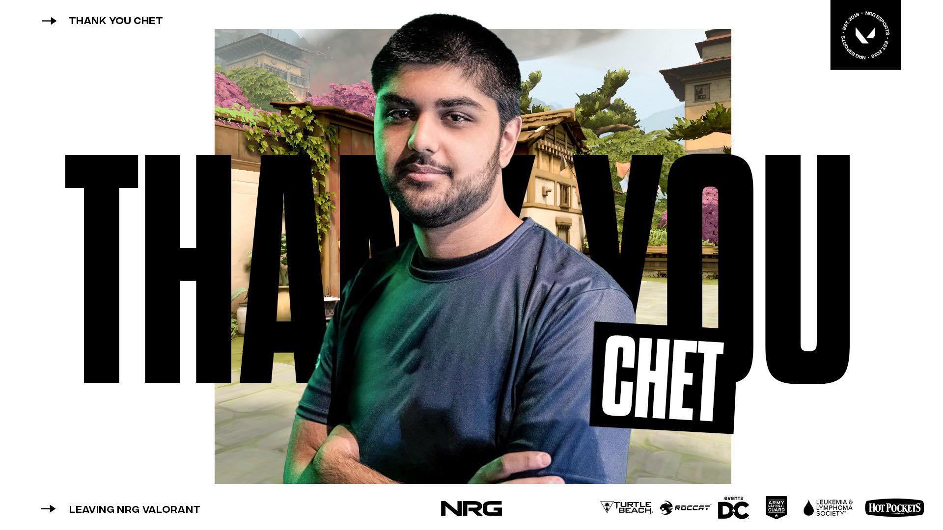 NRG Valorant sort l'entraîneur Chet »TalkEsport News