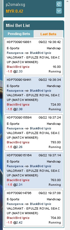 série d'allumage valorant