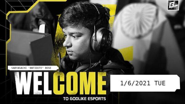 Antidote rejoint l'équipe de GodLike Esports Valorant »TalkEsport