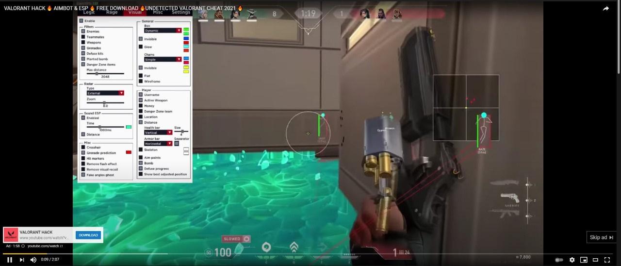 Des hacks de Valorant annoncés sur YouTube pendant le Masters Berlin en cours