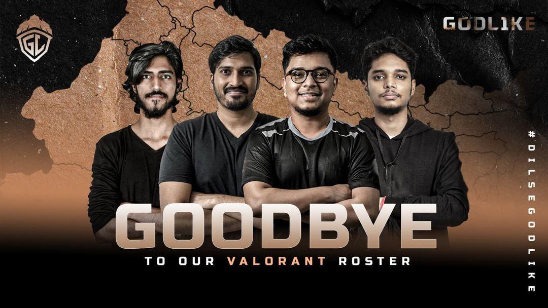 GodLike Esports se sépare de Valorant Roster