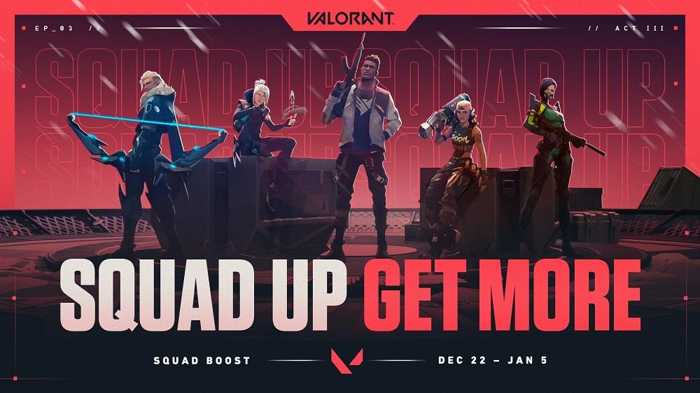 L'événement Valorant Squad Boost revient cette saison des fêtes