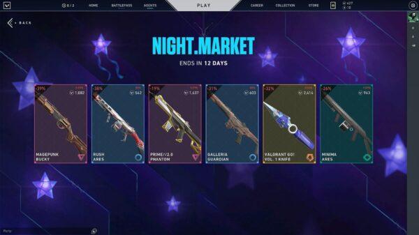Valorant Episode 3 Act 3 Night Market revient pour toutes les régions