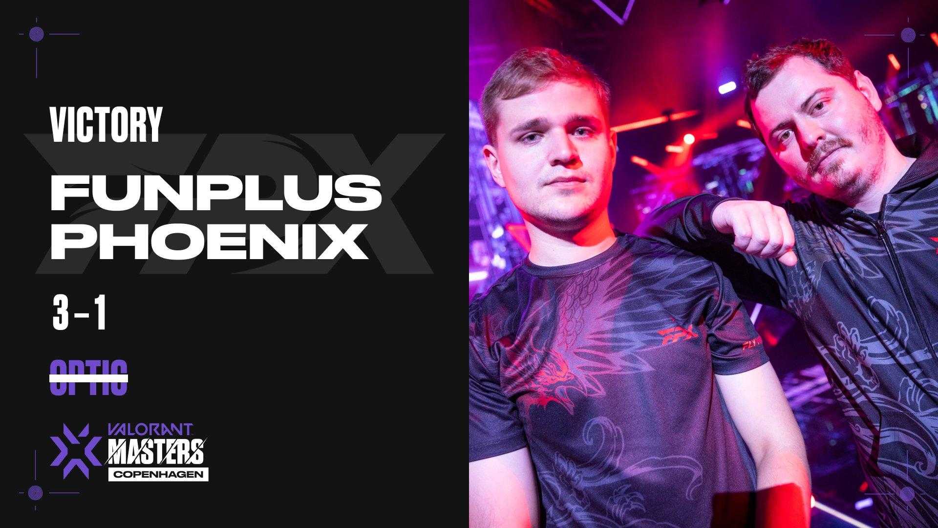 FPX bat Optic pour atteindre la finale des Valorant Masters
