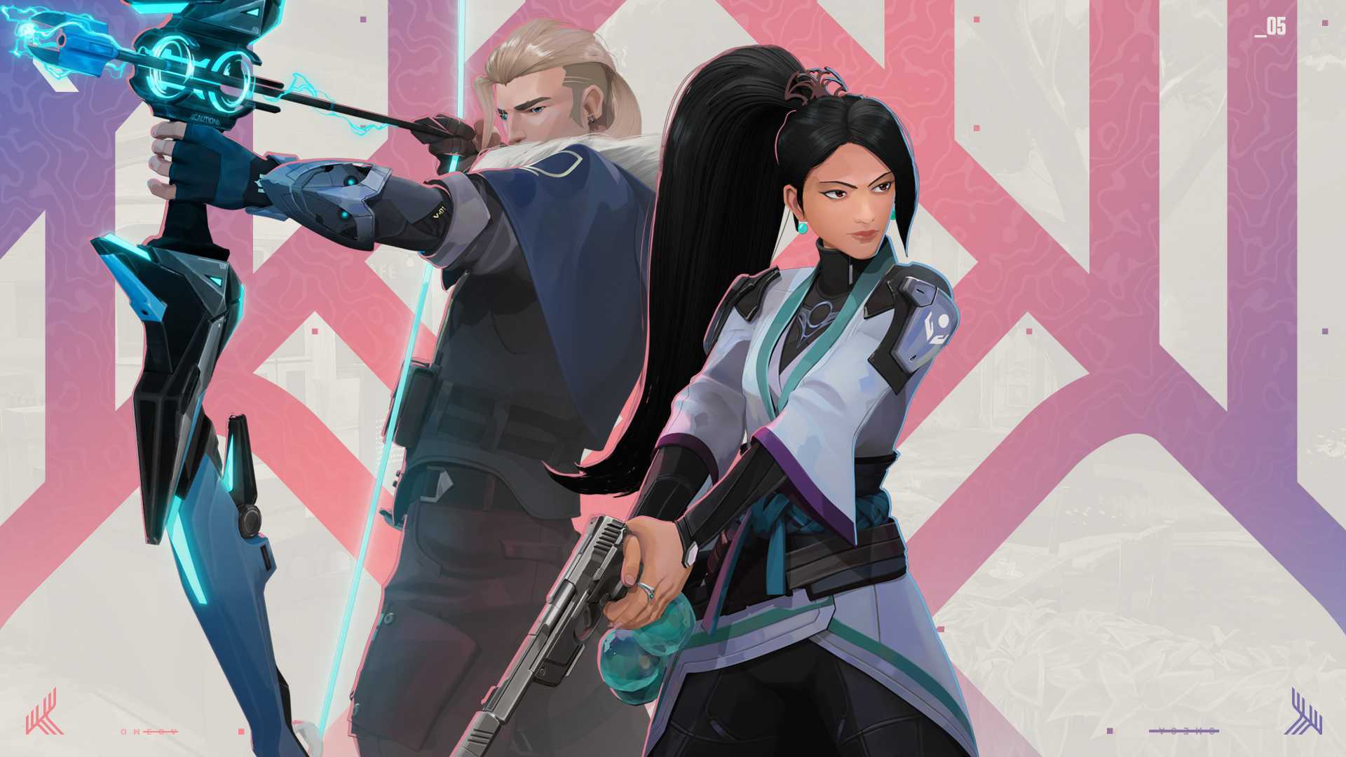 Sova et Sage de Valorant