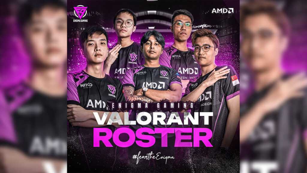 Enigma Gaming dévoile le nouveau roster de Valorant
