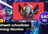 Endgame pour Valorant & Co. : ASUS présente le moniteur de jeu le plus rapide au monde – presque quatre fois plus rapide que 144 Hz !