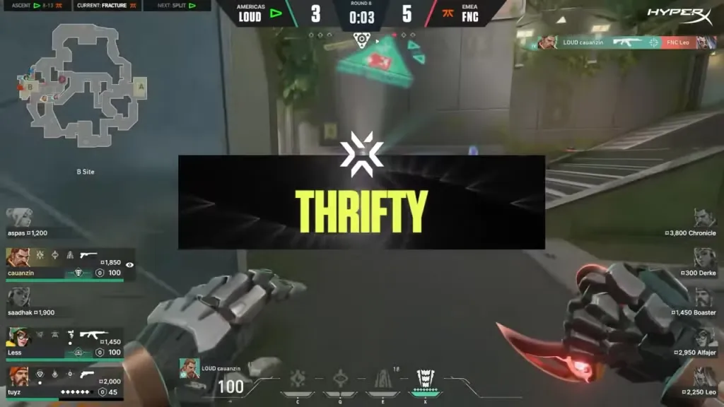 Qu’est-ce qu’un Thrifty dans Valorant ?  Comprendre le concept du jeu