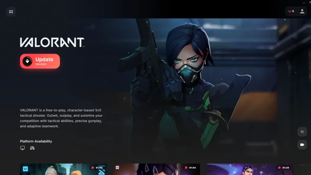 Erreur de non-mise à jour de Valorant