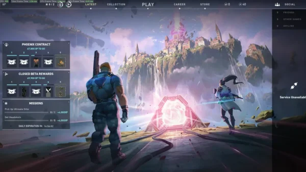 Service Valorant indisponible