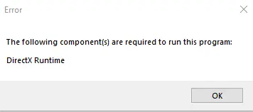 Erreur d'exécution DirectX Valorant