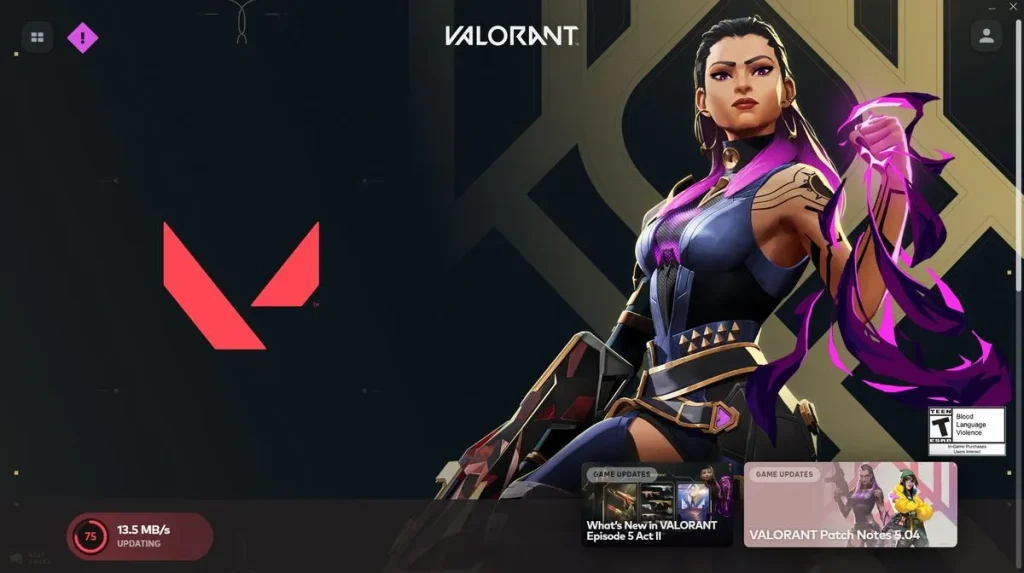 La mise à jour de Valorant est bloquée à 0,01 Ko/s