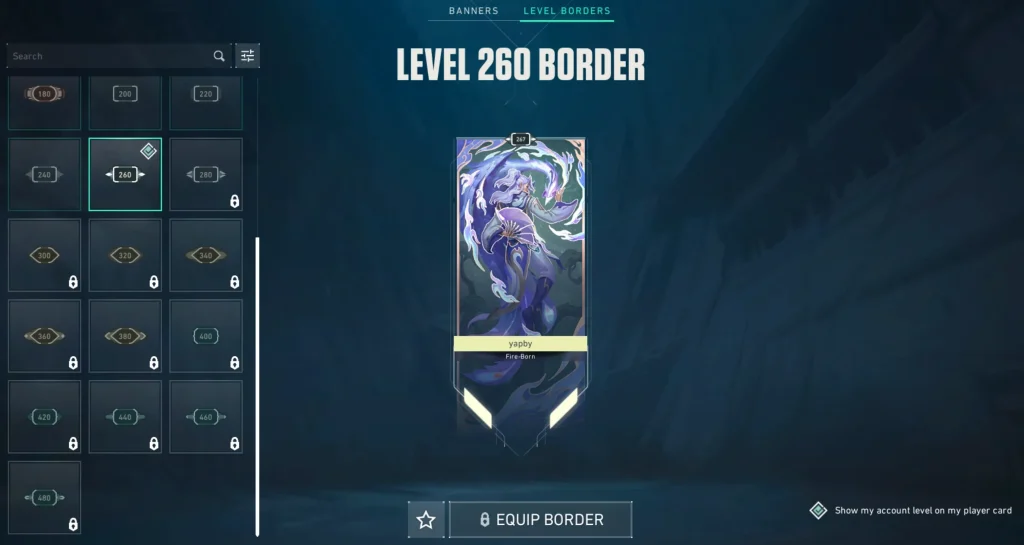 Comment masquer le niveau de compte dans Valorant