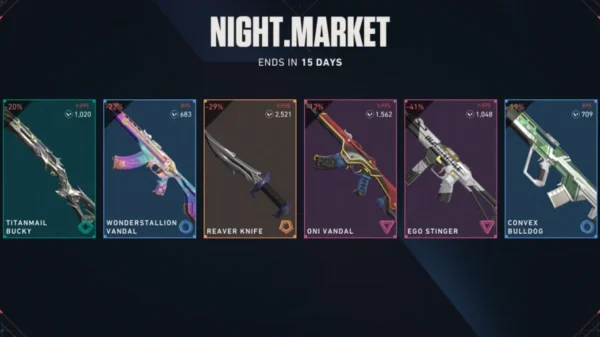 Comment acheter des skins à Valorant Night Market