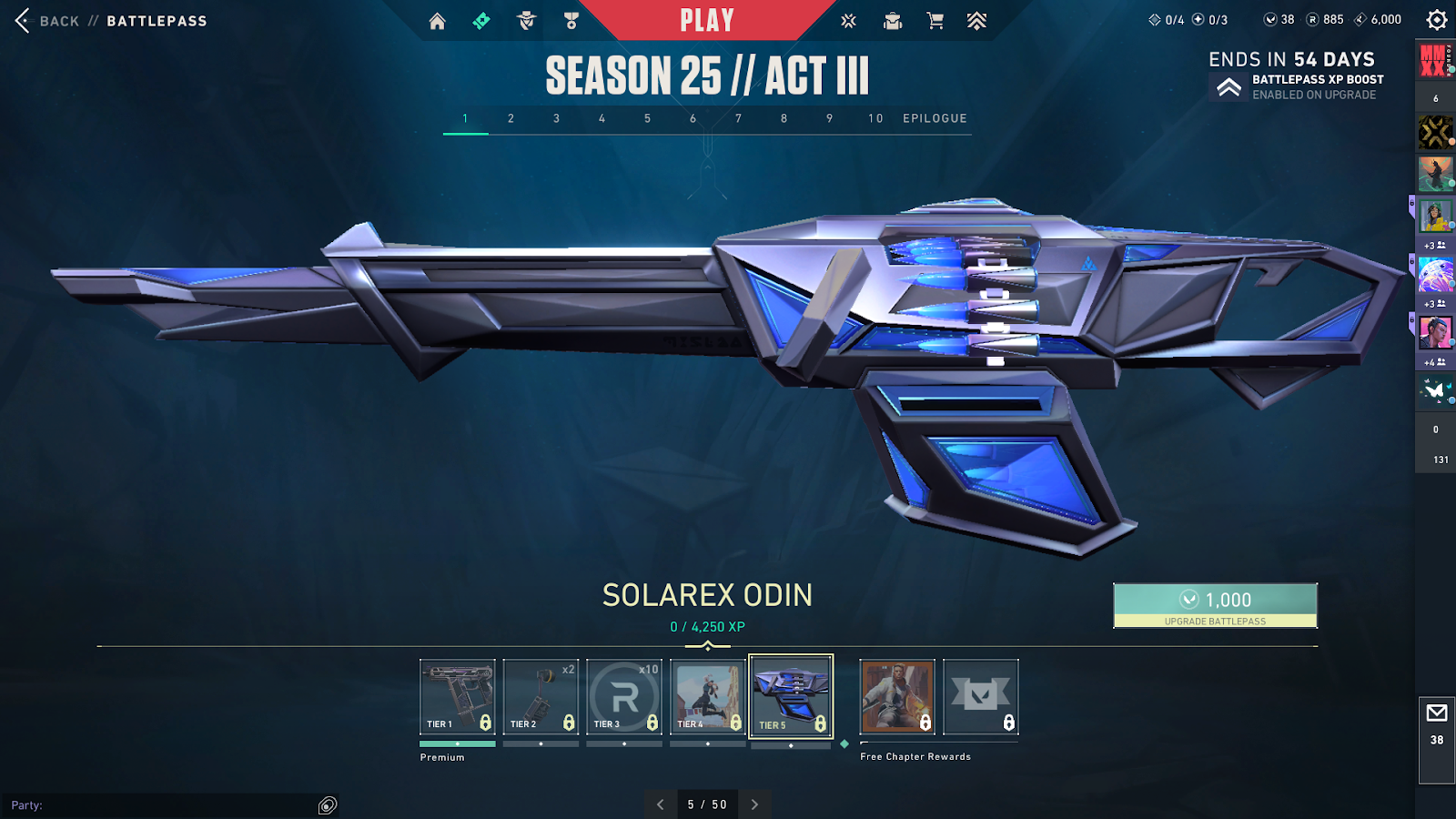 Cartes de joueur et sprays Valorant