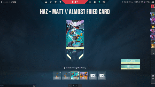 Offrir un skin dans Valorant