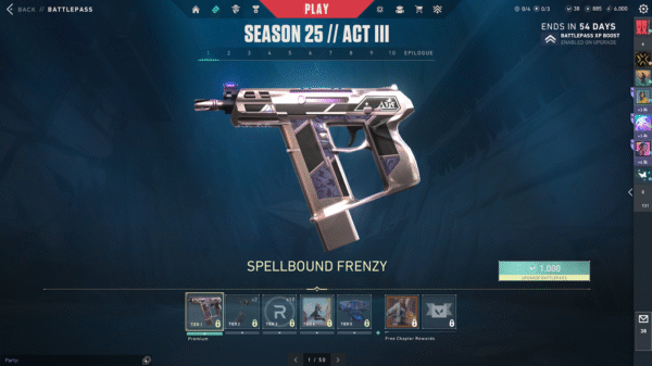 Skins d'armes Valorant Saison 2025 Act 3